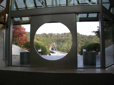 Kyoto, Japan - Jul 16, 2015. Architecture Of Miho Museum In Kyoto, Japan.  The Museum Designed By Architect I. M. Pei, Is A 17,400 M2 Building, Carved  On A Rocky Peak. Stock