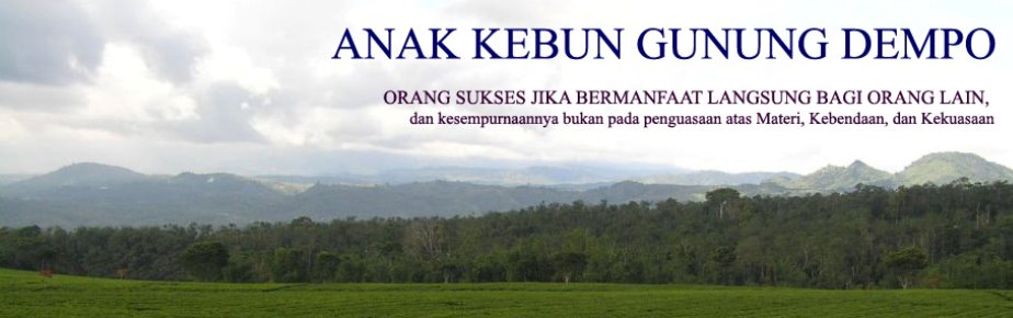 ANAK KEBUN GUNUNG DEMPO