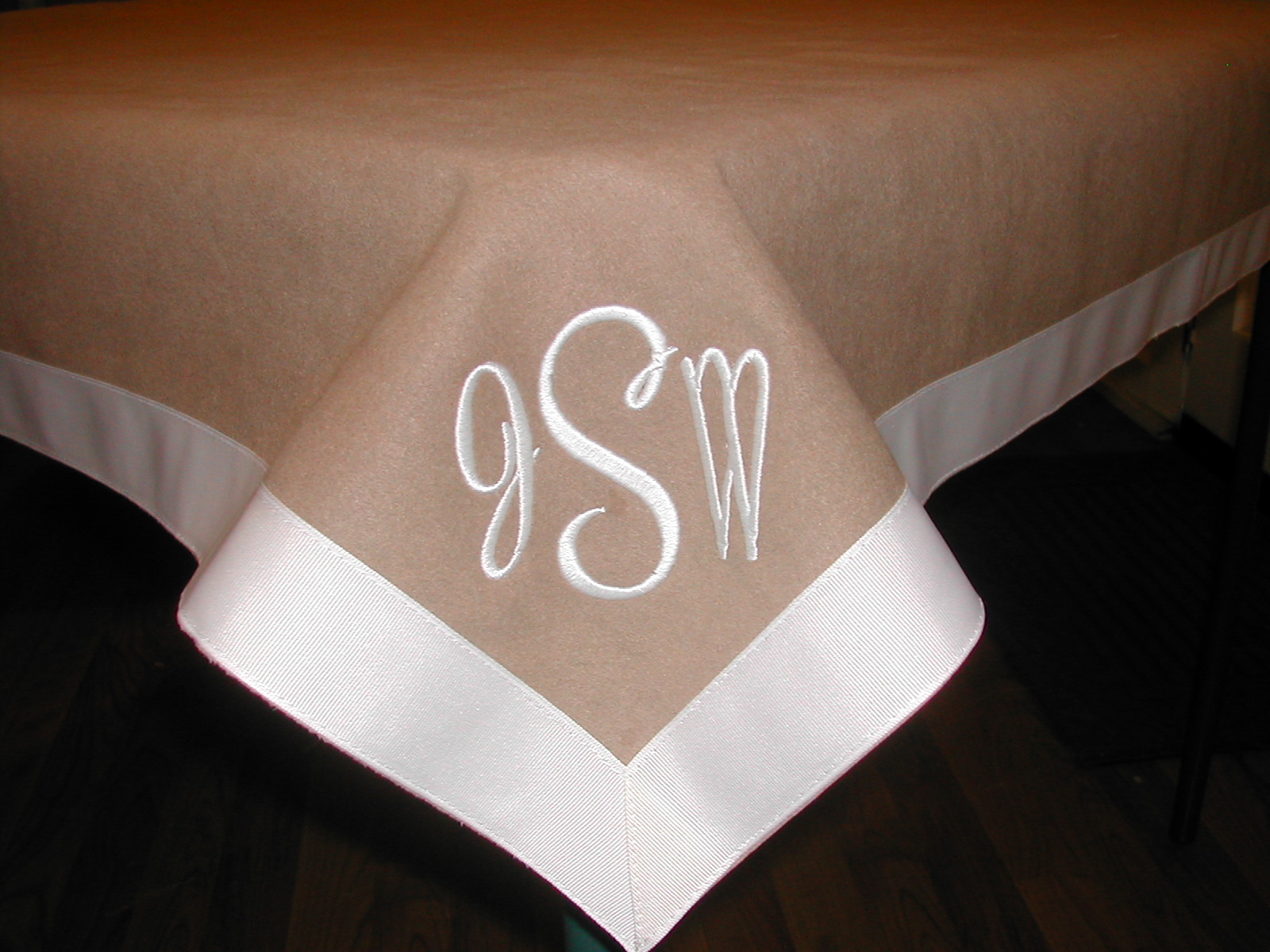 FullerWorks Customized Embroidery and more... Monogrammed Ultra Suede