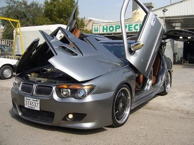 front bumper of a BMW M3,