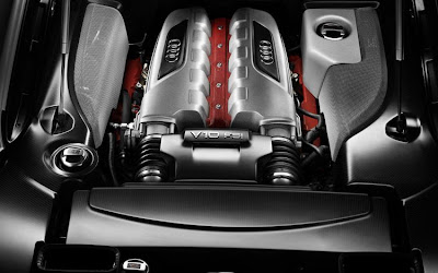 2011 Audi R8 GT Engine View