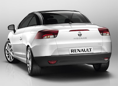 2011 Renault Megane Coupe Cabriolet Rear Angle View