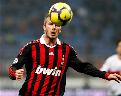 Beckham Ac Milan Football Player