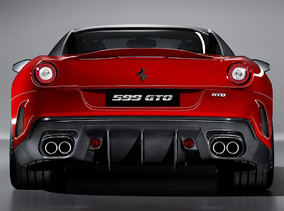 2011 Ferrari 599 GTO Rear View