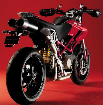 2009 Ducati Hypermotard 1100S Rear View