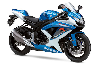 2009 Suzuki GSX-R750 Blue Colour