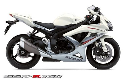 2009 Suzuki GSX-R750 White Edition