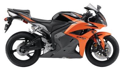 2010 Honda CBR600RR Black Orange