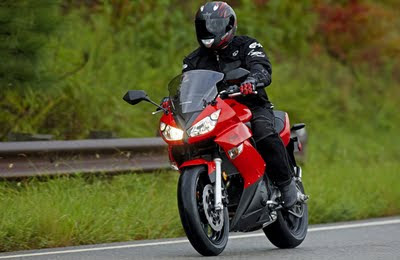 2009 Kawasaki Ninja 650R Action