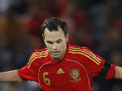 Andres Iniesta World Cup 2010 Spain Soccer Player