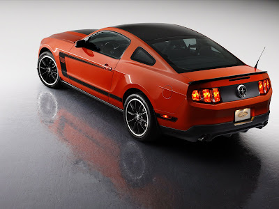 2012 Ford Mustang Boss 302 Rear Angle View