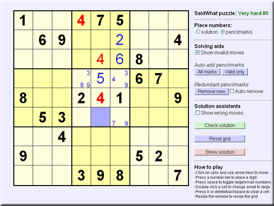 Online Sudoku Games for Seniors