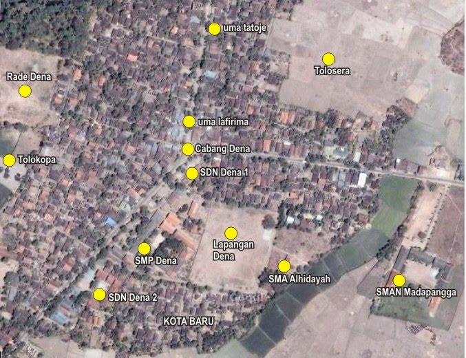 Foto Satelit Desa Dena