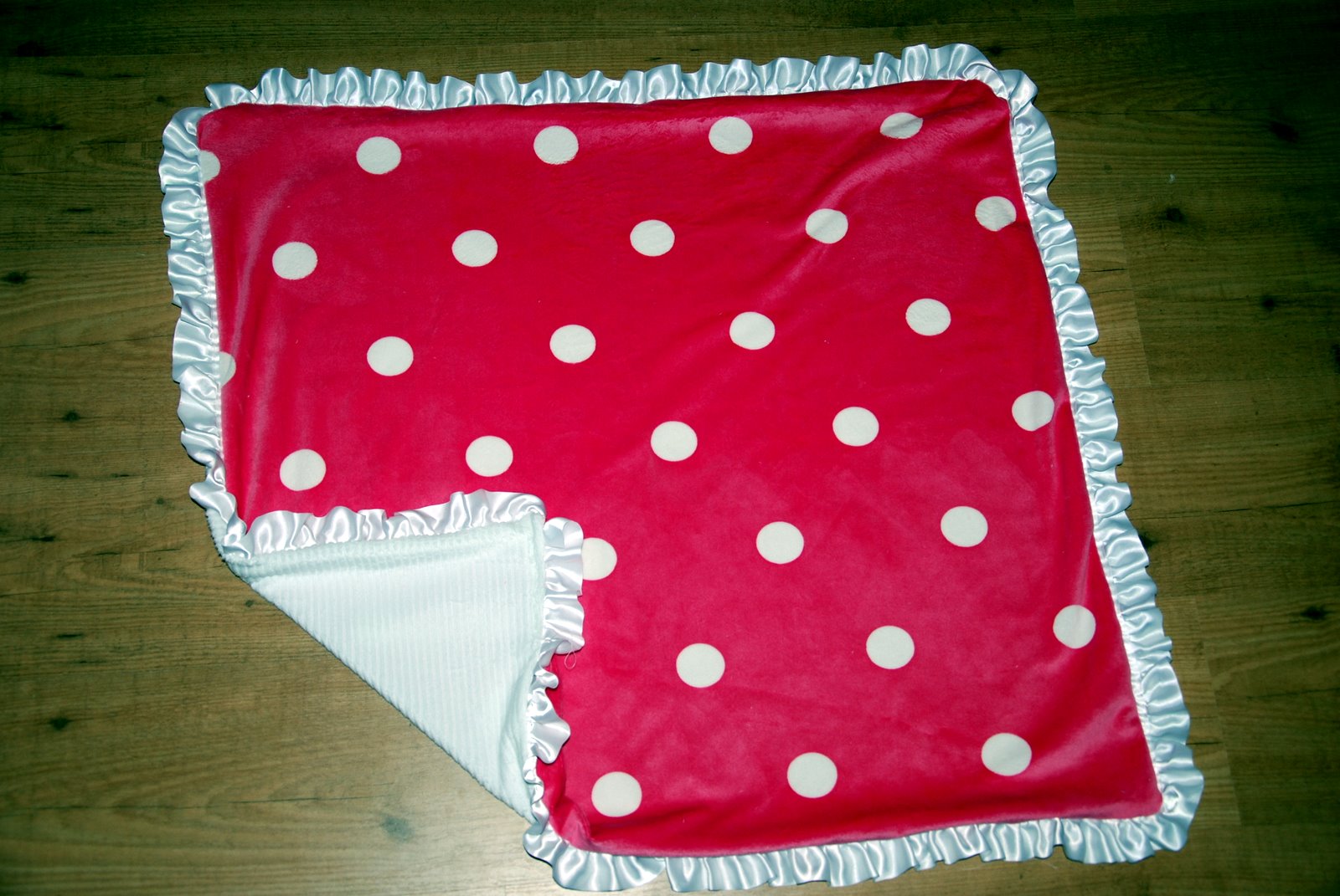 trying it out minky blanket tutorial