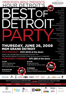 Best of Detroit Party by Hour