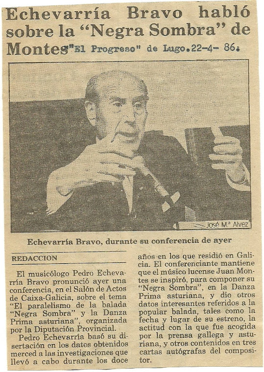 "EL PROGRESO"-LUGO-22 DE ABRÍL DE 1986