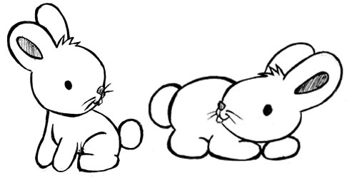 diversos desenhos e risco para colorir desenho de coelho da páscoa