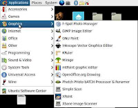 Graphic Menu in Ubuntu Linux 9.10