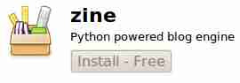 Zine blogging software ubuntu linux