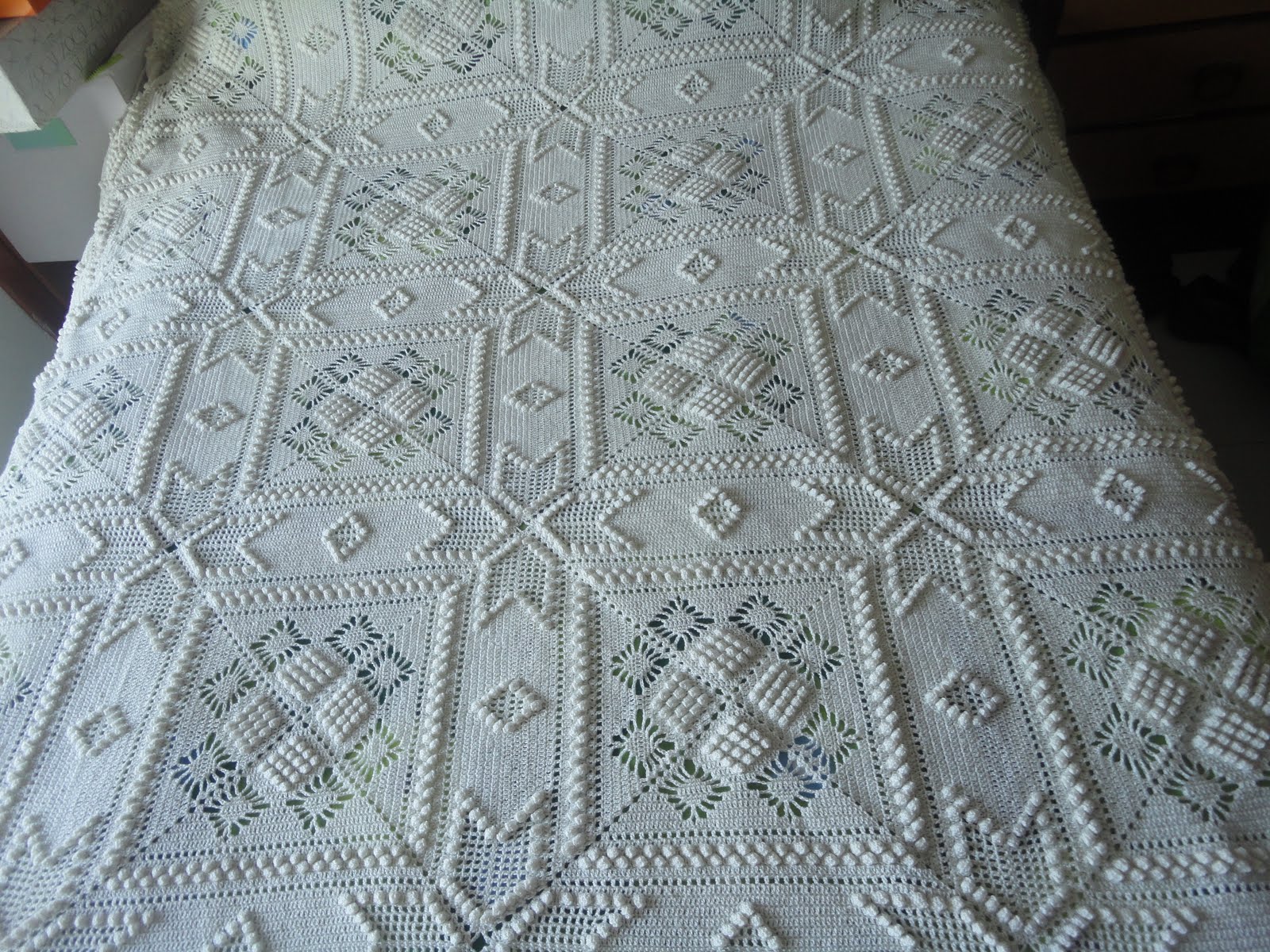Labores Brillantes: colcha de ganchillo