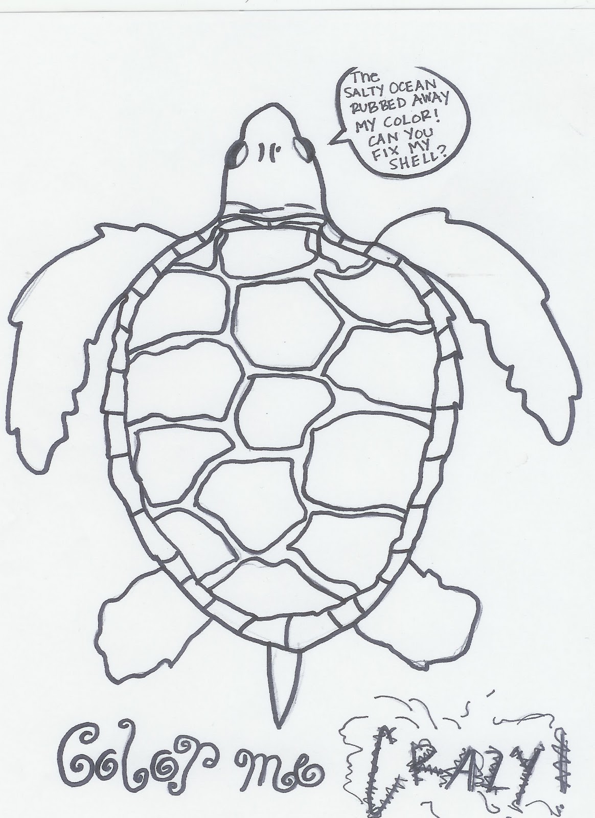 Sea Turtle Coloring Page Sea Turtle Coloring Page
