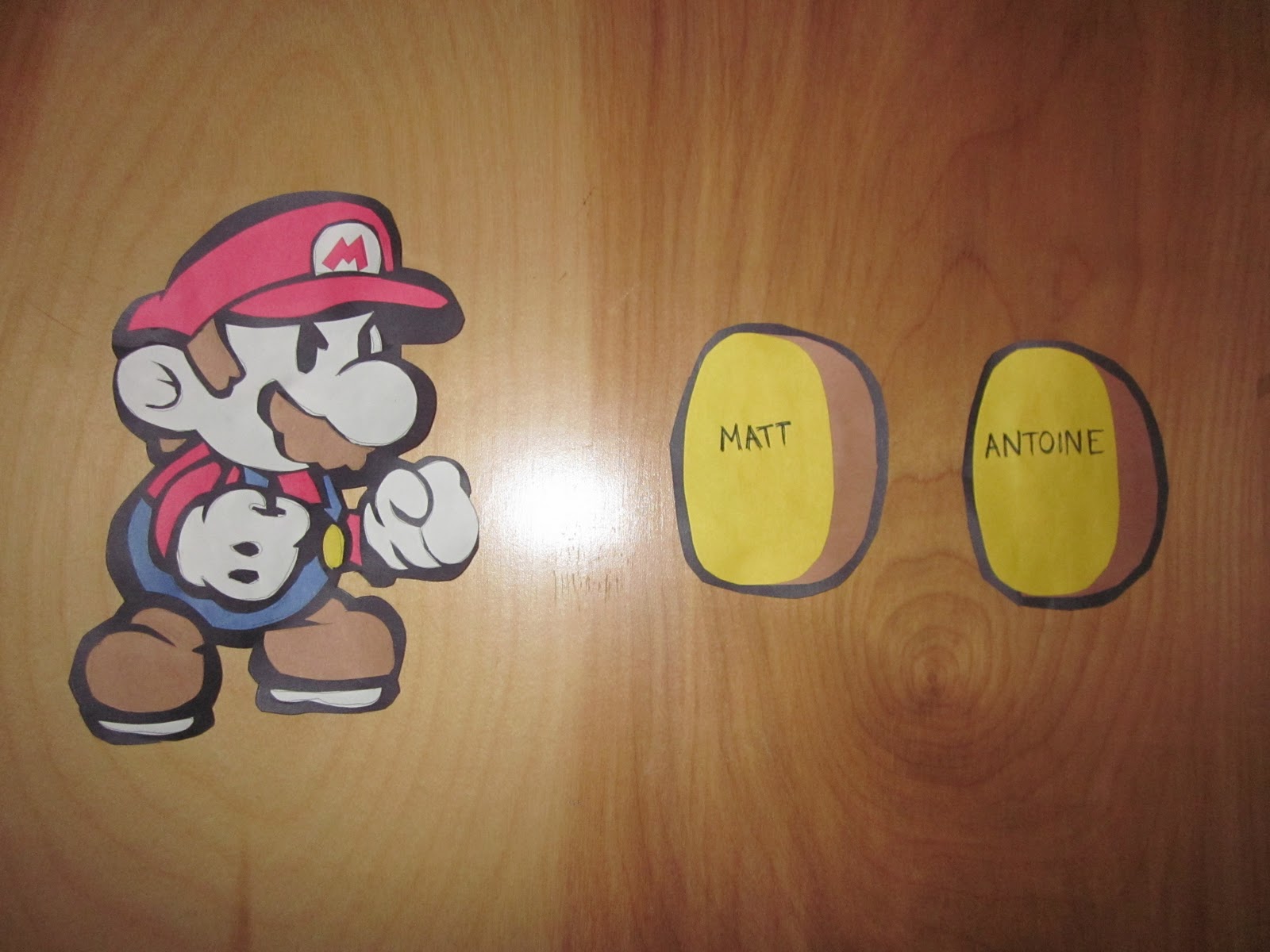Allie Fauer Super Mario Brother Door Decs