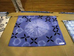 Shibori and Adinkra Wall Hanging