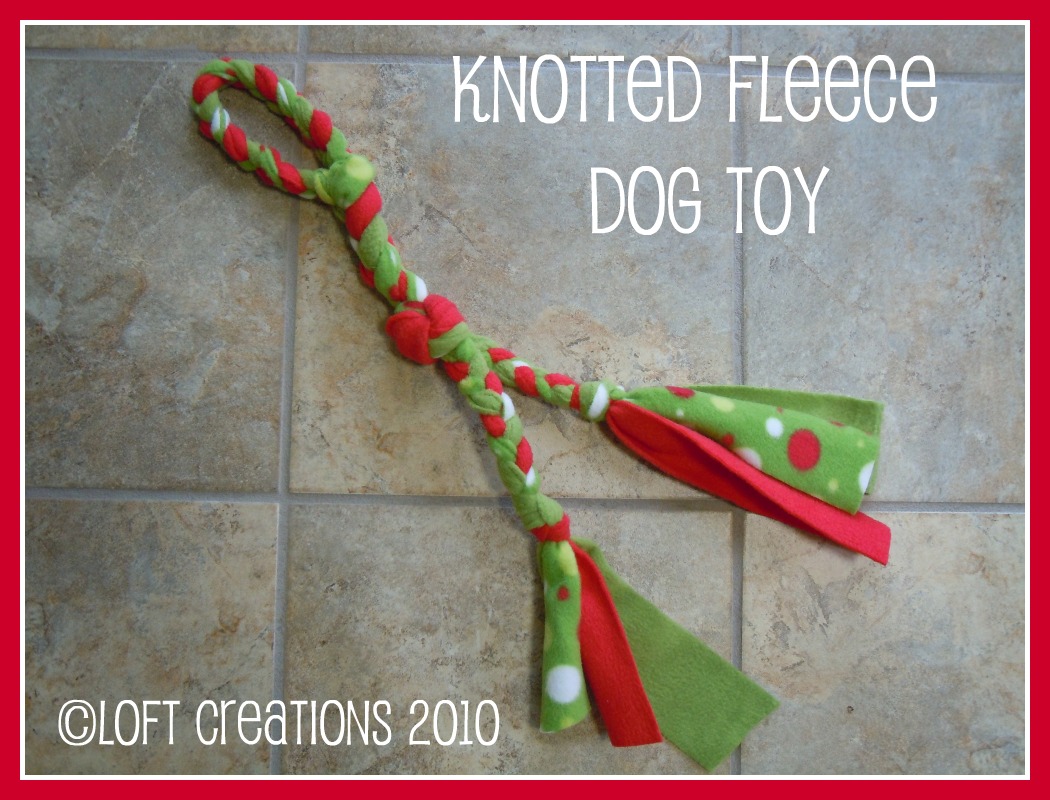 Say Meow! Fleece Dog Toy Tutorial