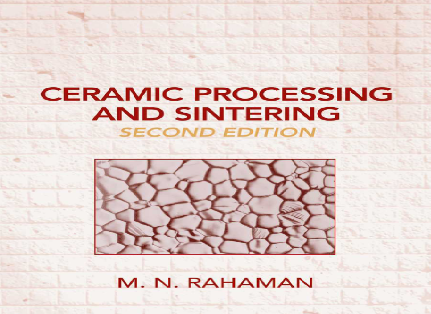 Free Chemical Engineering Books Ceramic Processing and Sintering