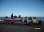 VOLVIENDO CON EL JEEP CARGADO DE PESCADO