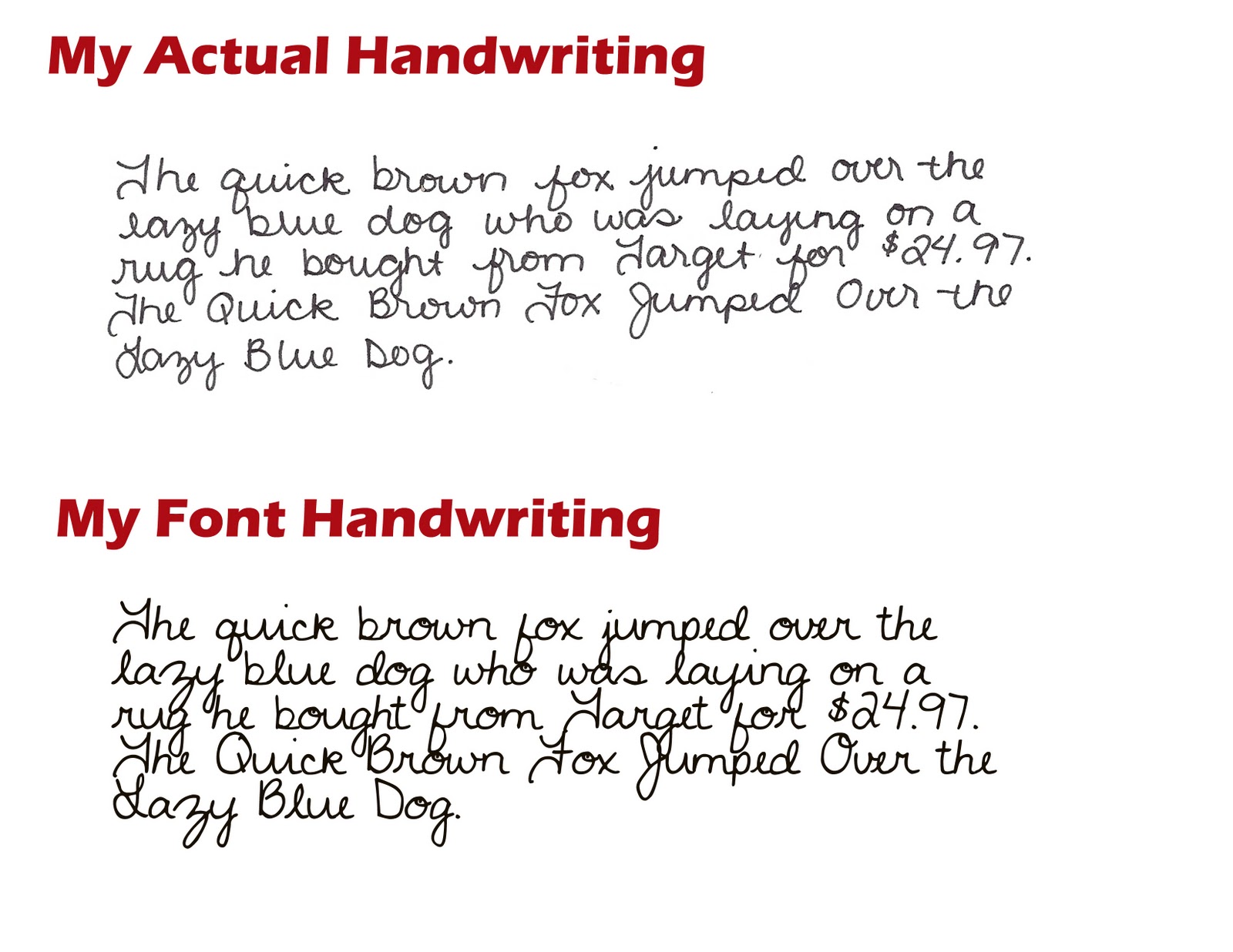 Really Pretty Handwriting