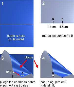 pasos para hacer una cometa muy facilita