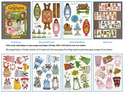 the ginghams paper dolls