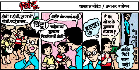 Chintoo comic strip for March 25, 2005