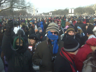 Cold in D.C. A teacher blogs the inauguration for his Iowa students.