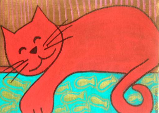 Gatto Rosso sul divano