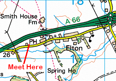 Map of Sutton Arms area