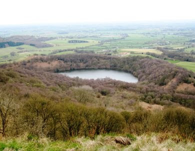 Gormire Lake from the Cleveland Way Gormire Lake