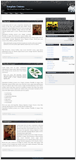 3 column white blogger template