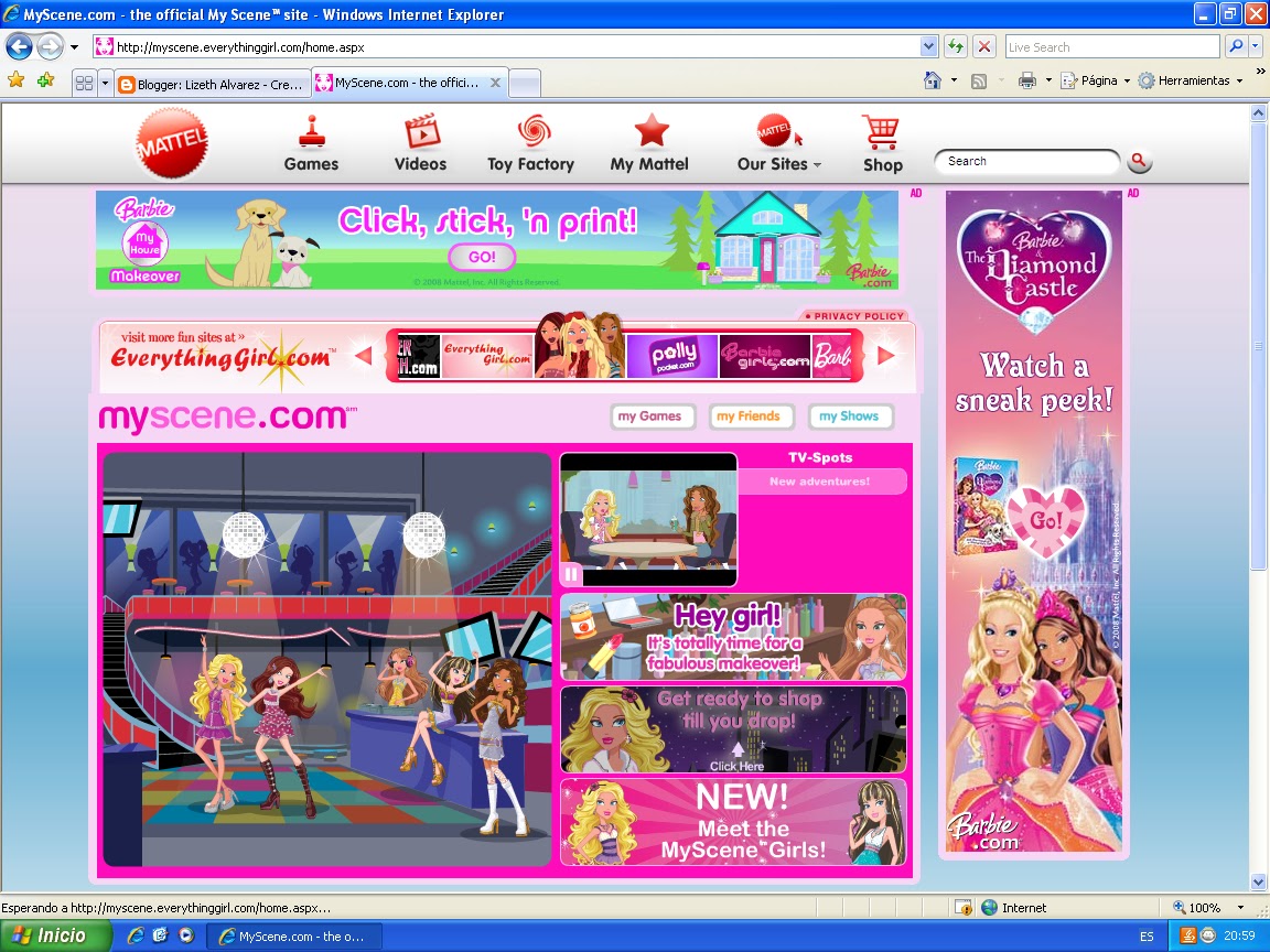 juegos de myscene pagina oficial