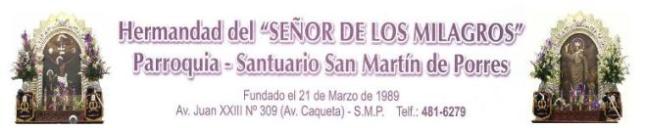 Señor de los Milagros de Caquetá S.M.P.