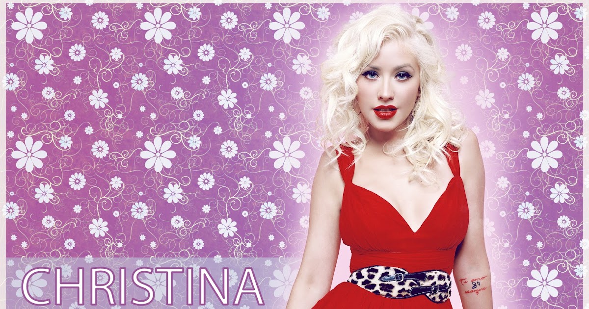 Celebrity Resource Christina Aguilera 'Lady in Red' Wallpaper