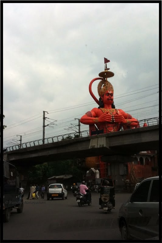 delhi hanuman statue