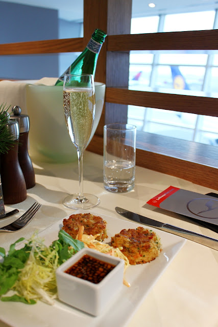 Lufthansa First Class. The Lufthansa First Class