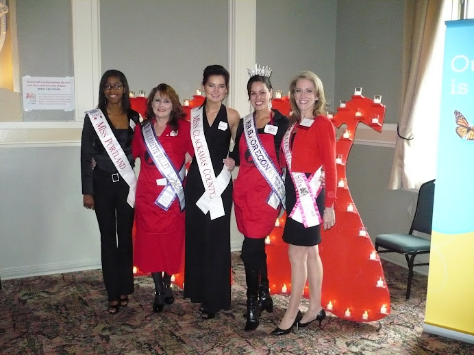Go Red Luncheon with fellow pageant sisters.