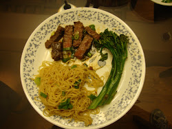 Sweet & Spicy Flank Steak Dinner