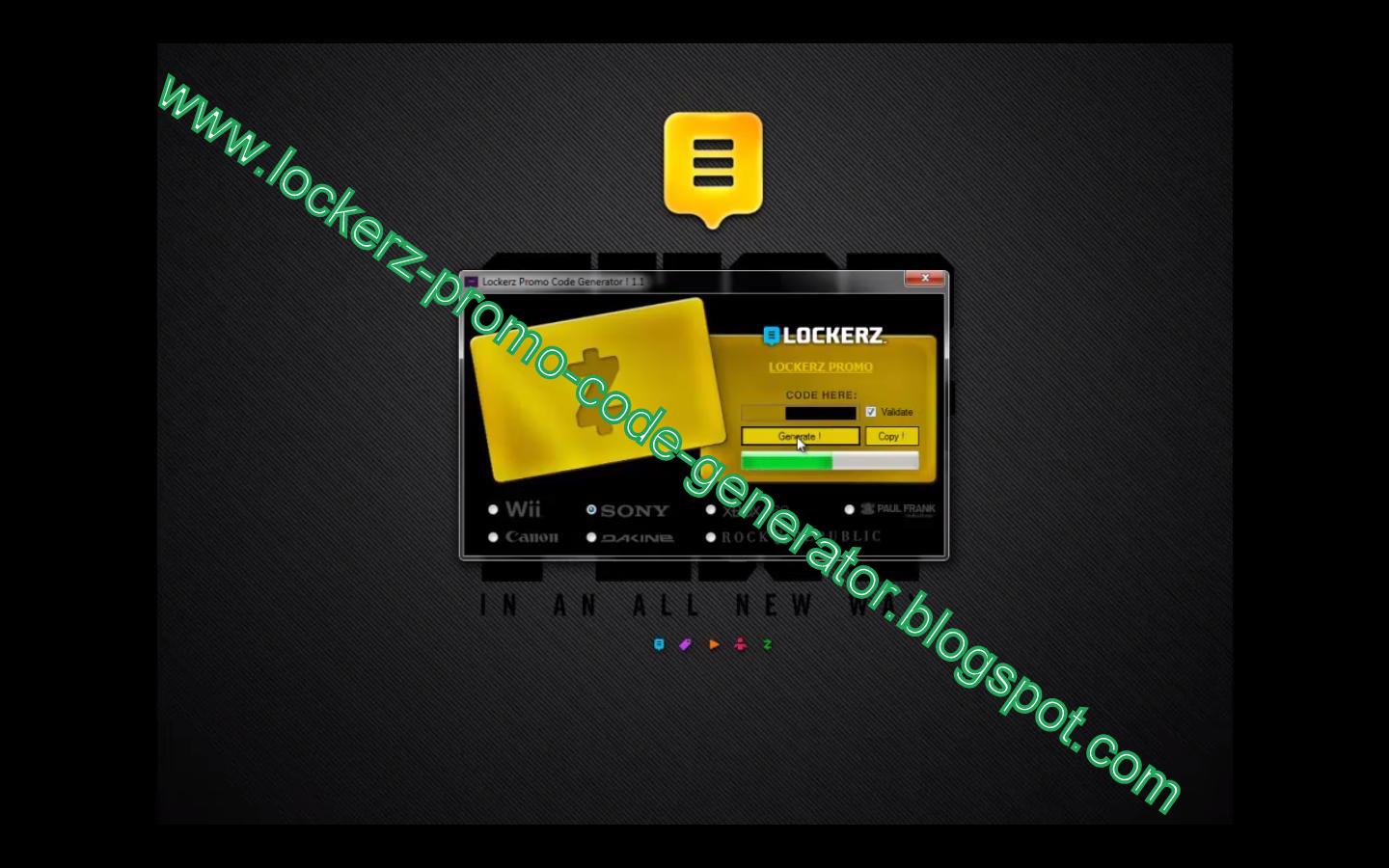 Coupon code generator