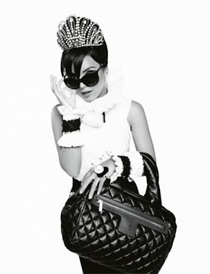 lily allen chanel. Lily Allen for Chanel handbags