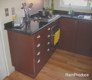 RamProduce - proyectos de cocina y otros.: Cocina Nogal 2 - horno