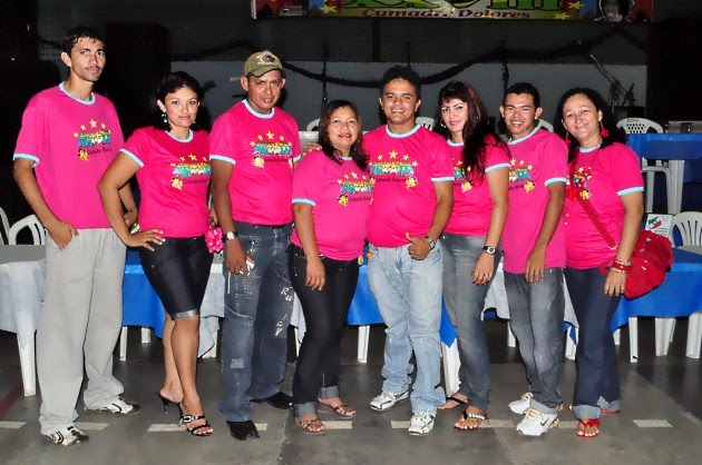 A equipe da Semcet durante o Arraial Municipal de Mucajaí 2010